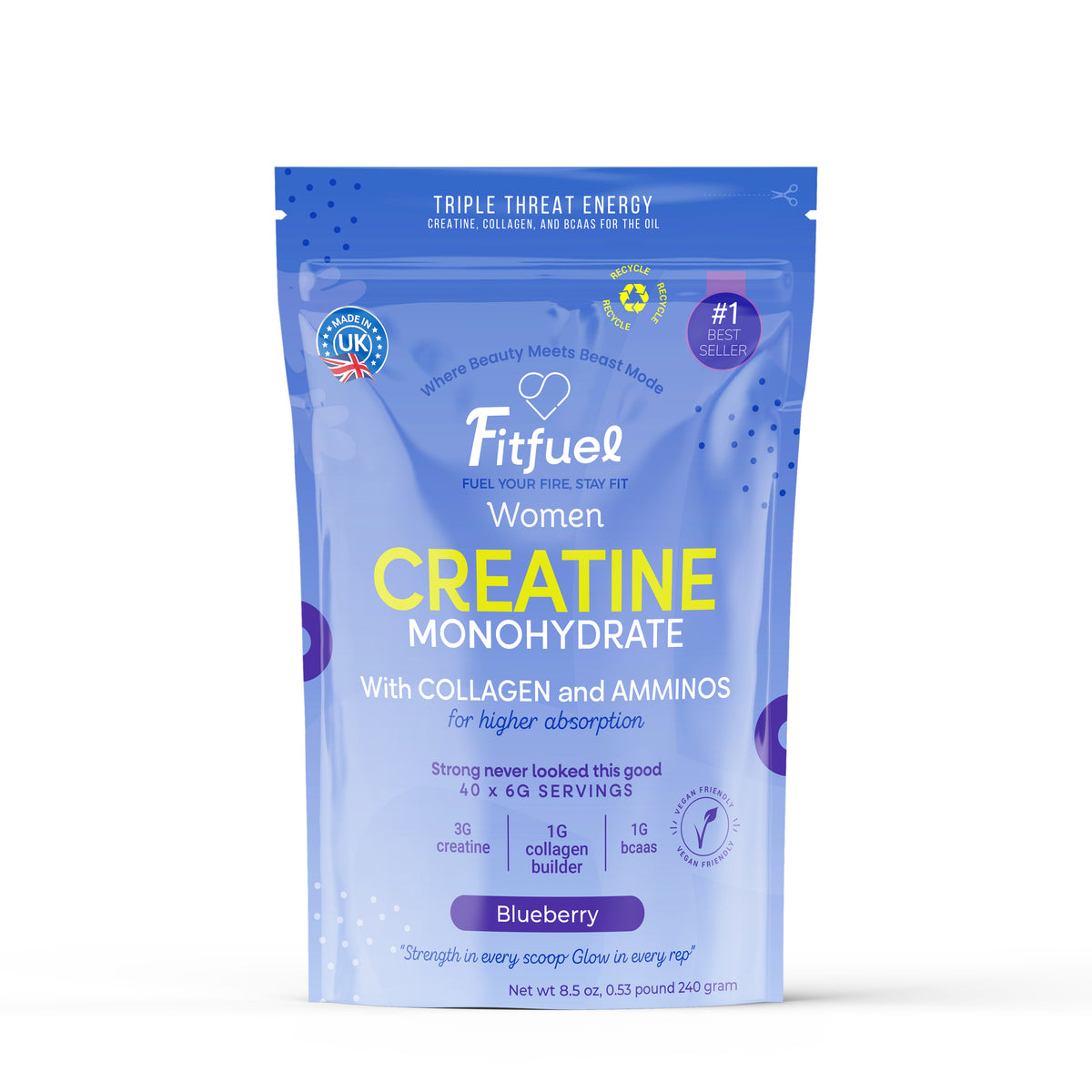Fitfuel Creatine - Blueberry