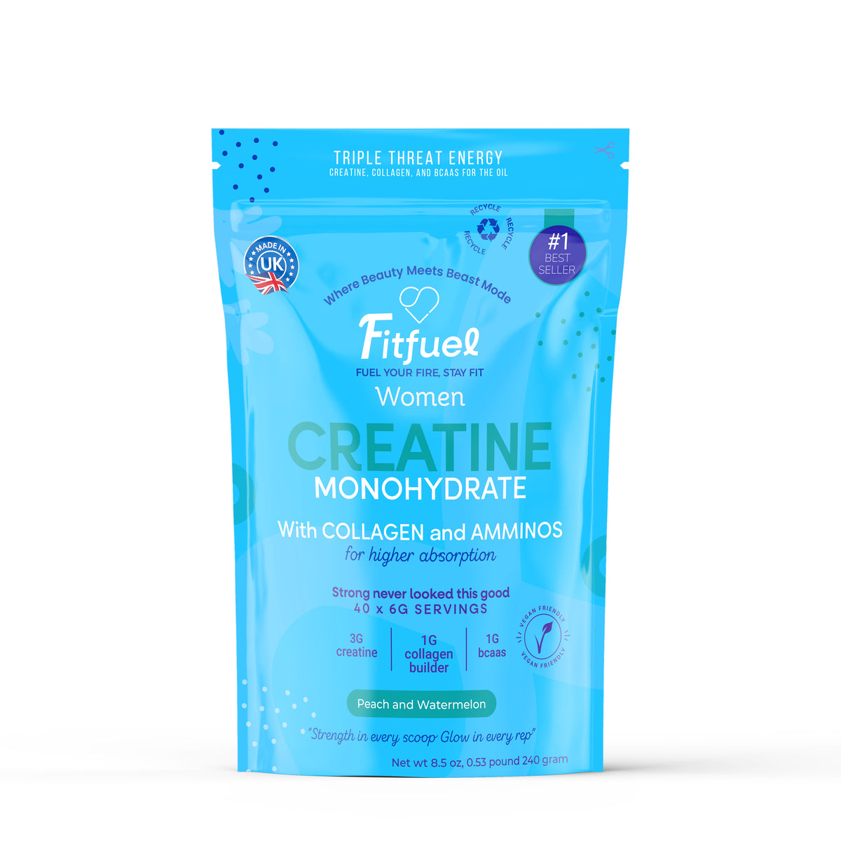 Fitfuel Creatine - Peach and Watermelon