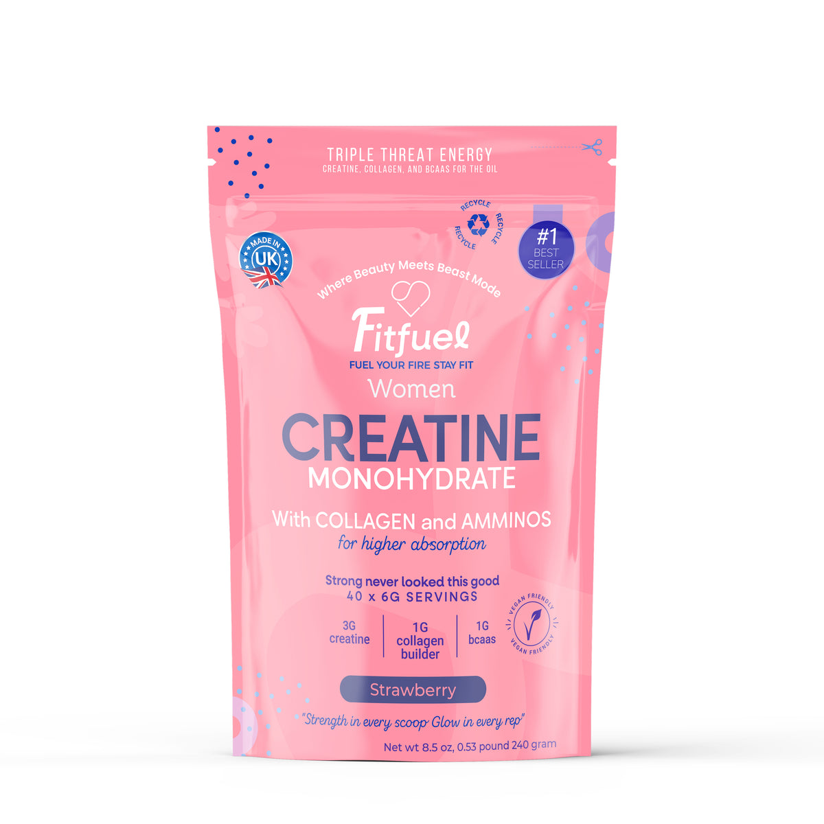 Fitfuel Creatine - Strawberry