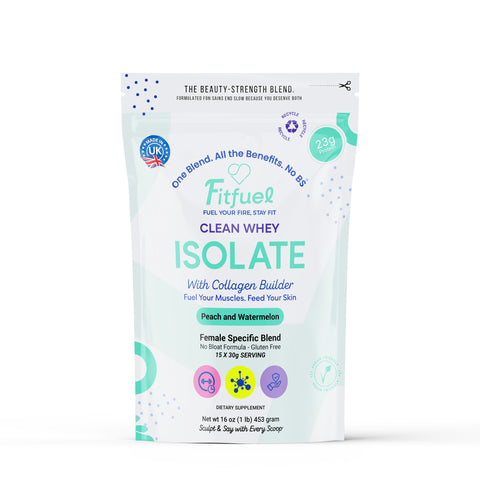 Fitfuel Isolate Clean Whey Protein - Peach and Watermelon