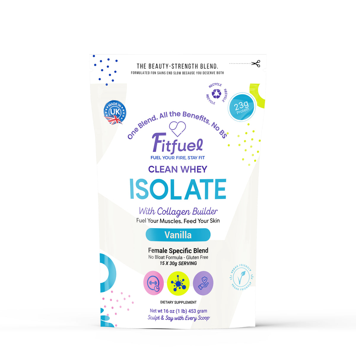 Fitfuel Isolate Clean Whey Protein - Vanilla