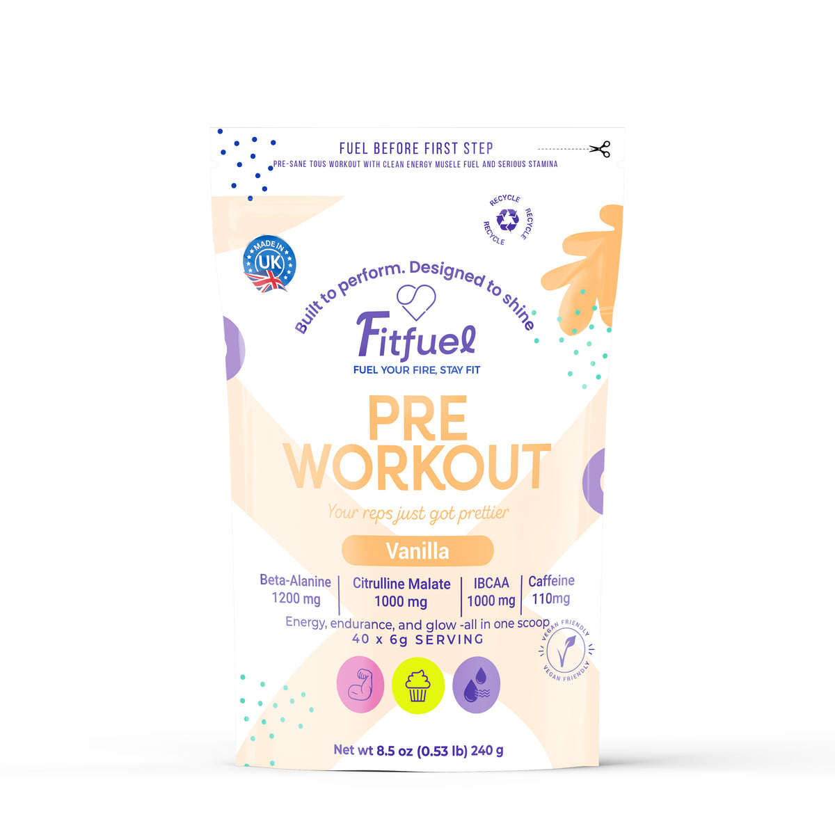 Fitfuel Pre-Workout - Vanilla