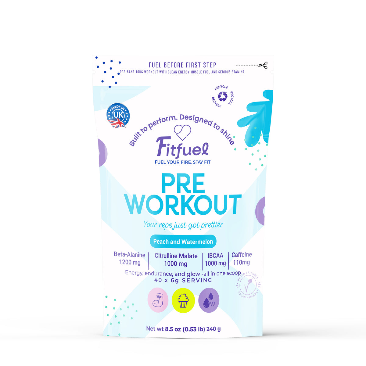 Fitfuel Pre-Workout - Peach and Watermelon